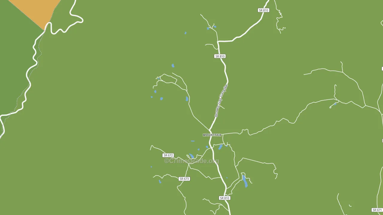 Mountfair, VA Map of Assault Rates