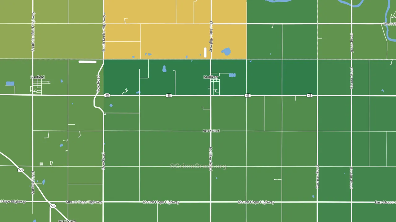 Mulliken, MI Map of Assault Rates