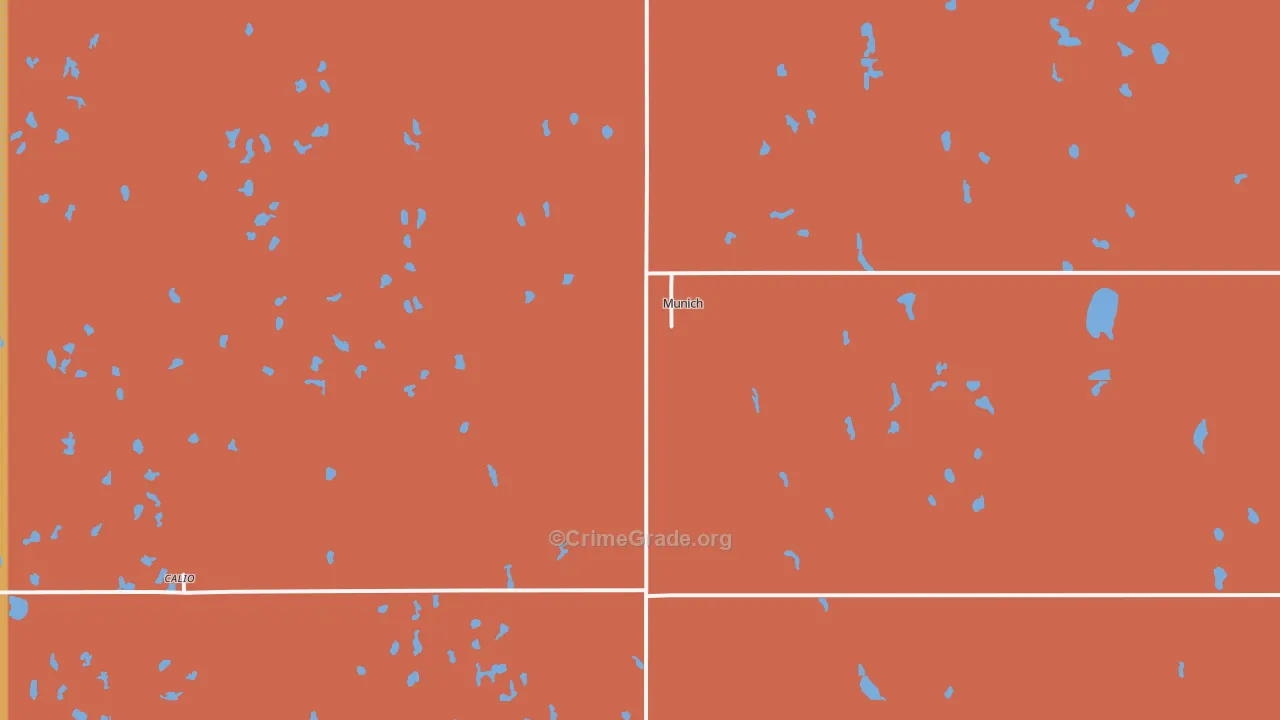 Munich, ND Map of Assault Rates