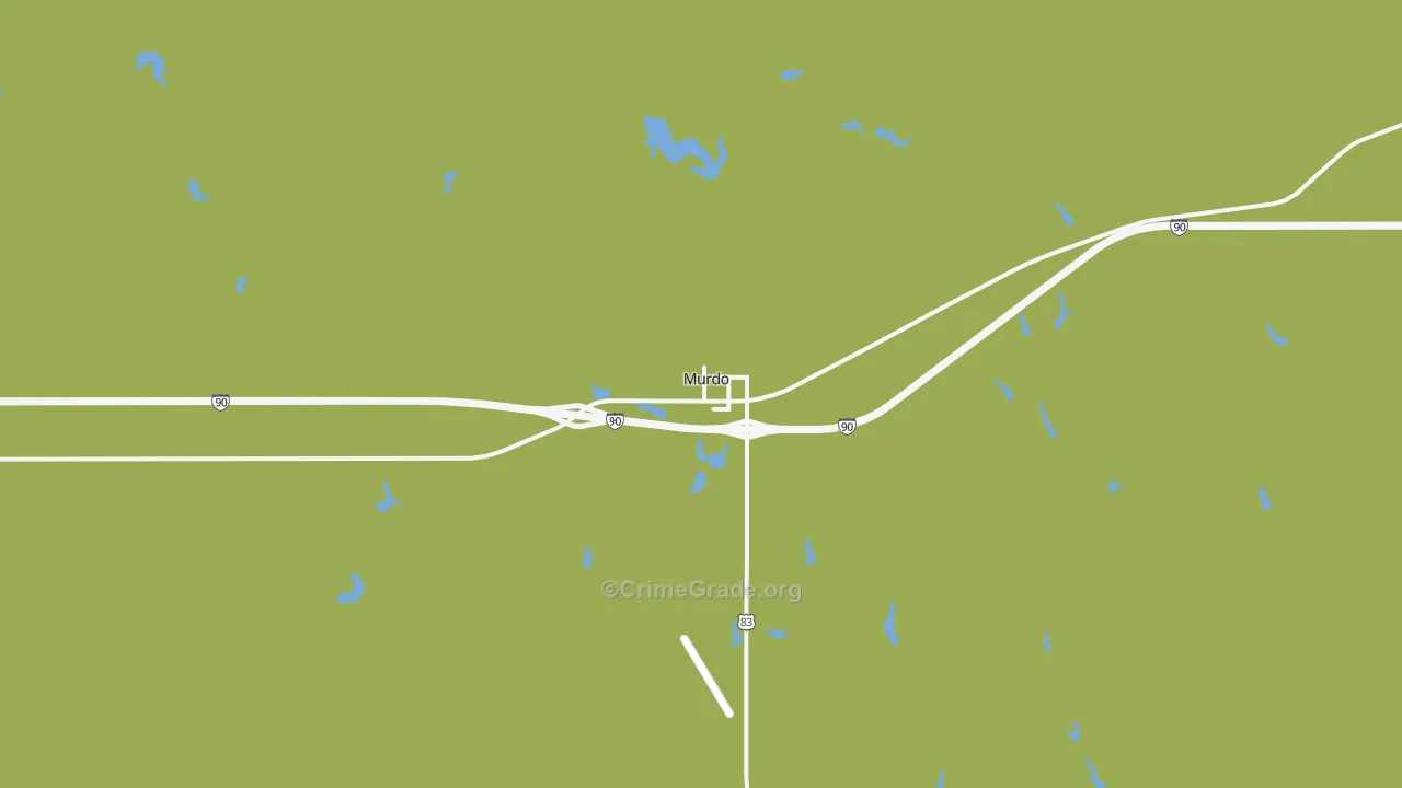Murdo, SD Map of Assault Rates