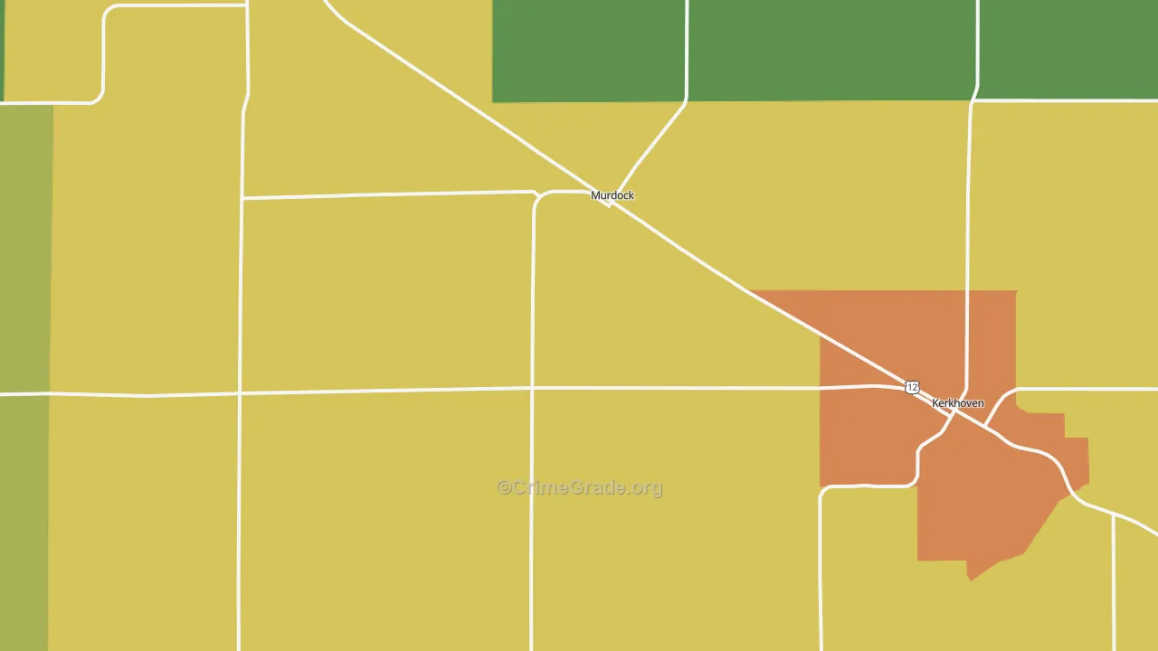Murdock, MN Map of Assault Rates