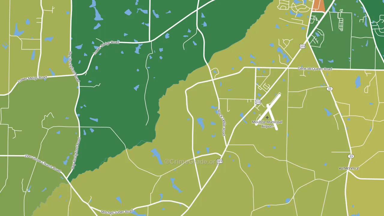 Murphy, GA Map of Assault Rates