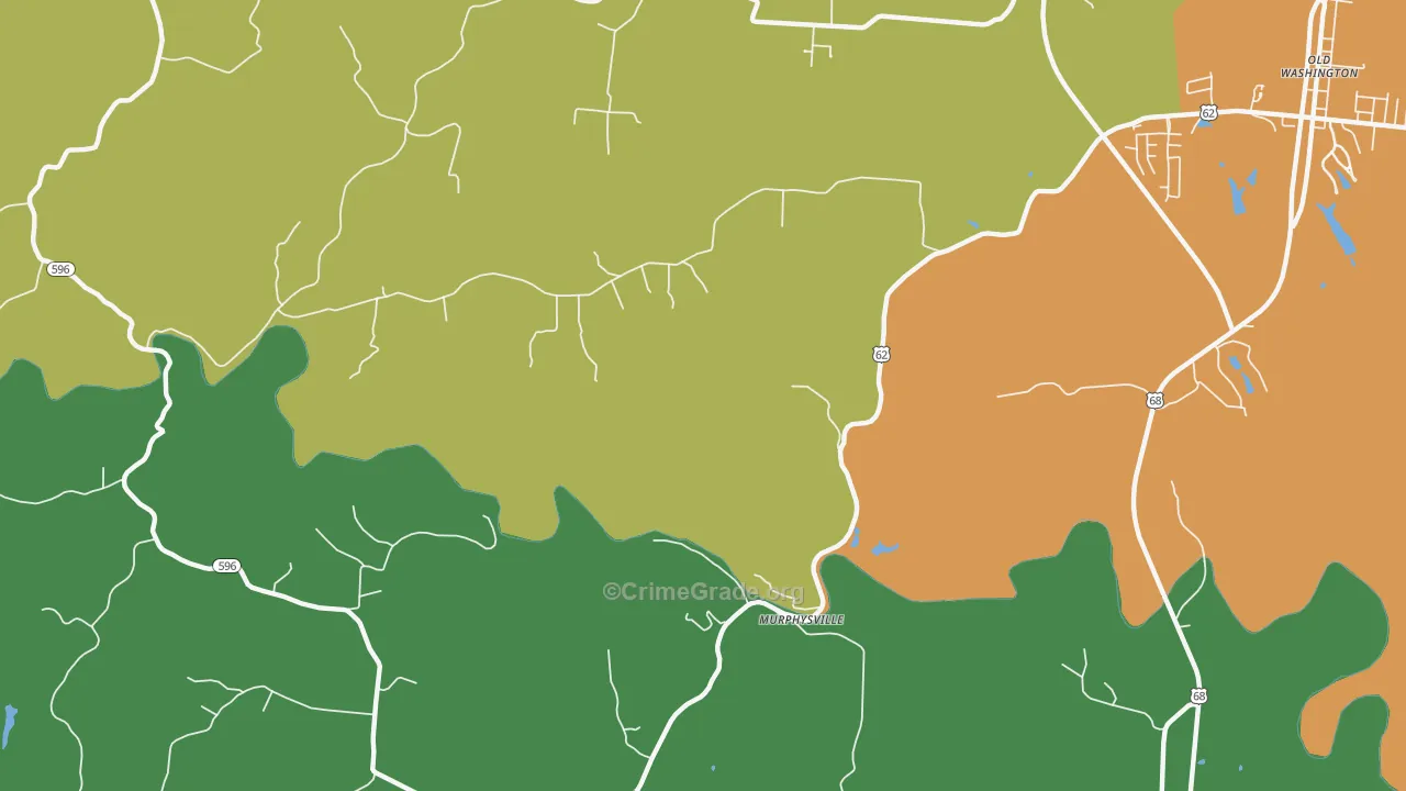 Murphysville, KY Map of Assault Rates