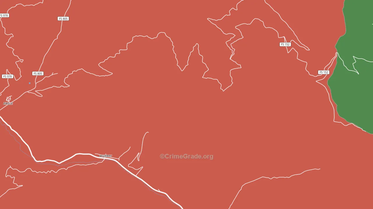 Murray, ID Map of Assault Rates