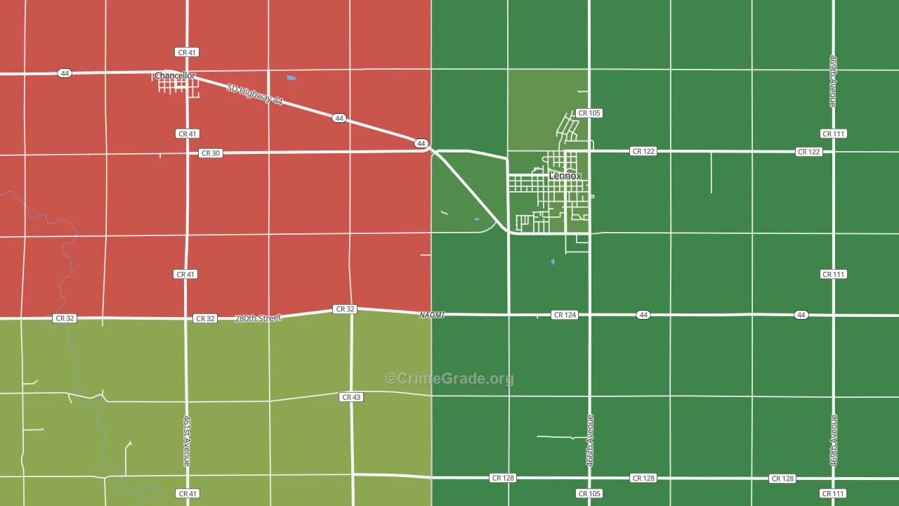 Naomi, SD Map of Assault Rates