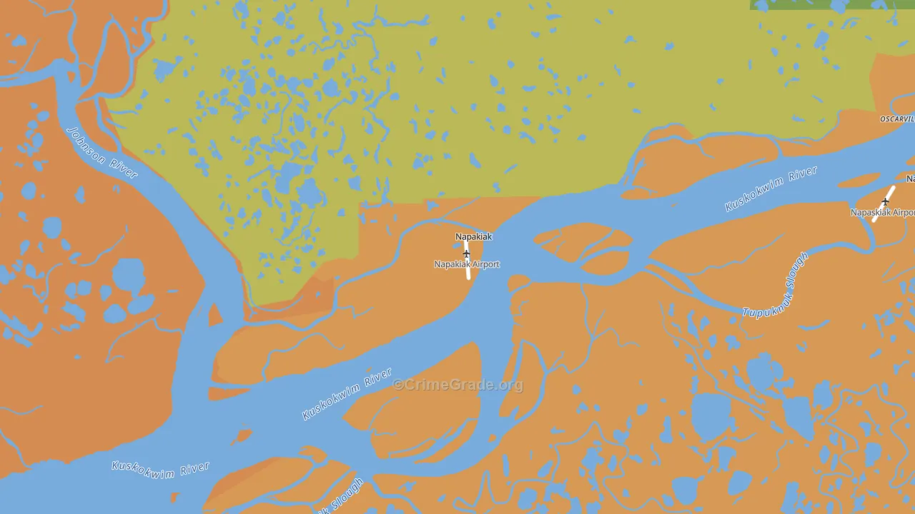 Napakiak, AK Map of Assault Rates