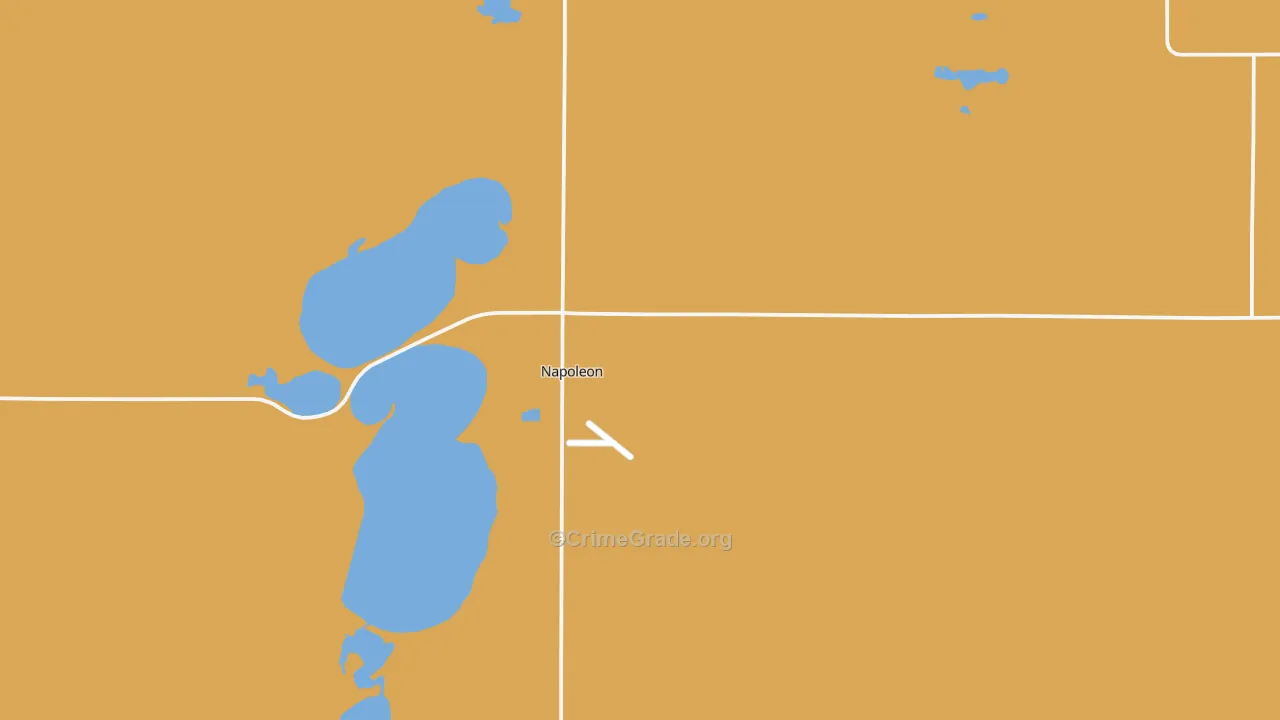 Napoleon, ND Map of Assault Rates