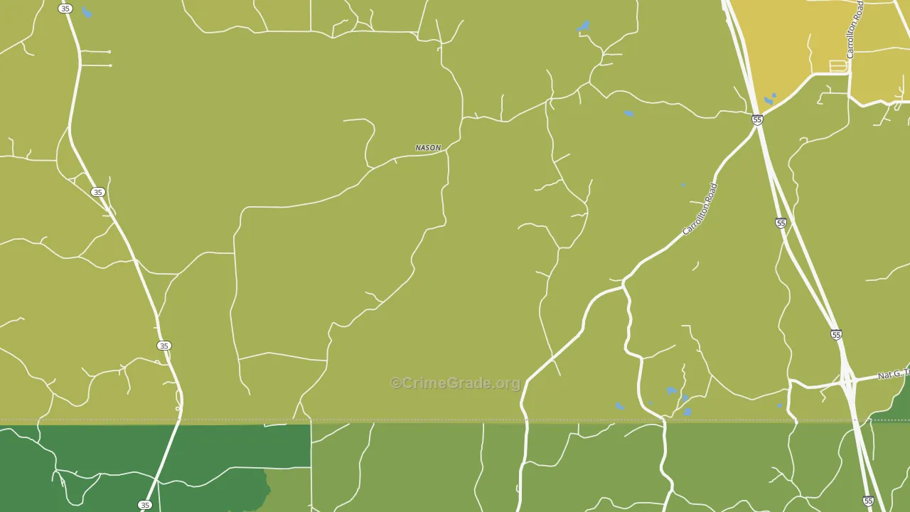 Nason, MS Map of Assault Rates