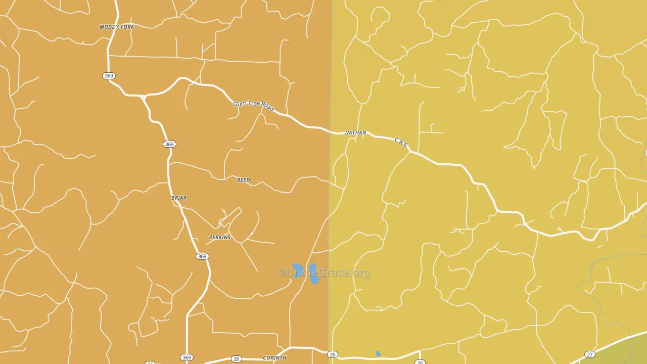 Nathan, AR Map of Assault Rates