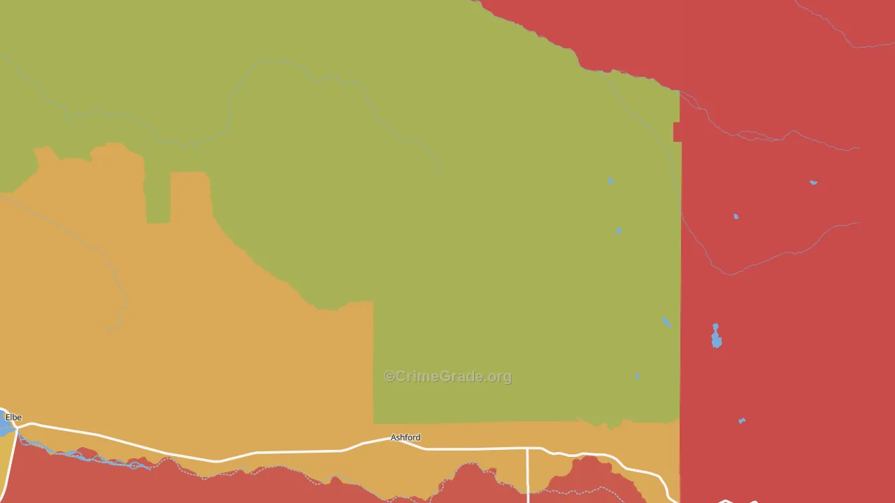 National, WA Map of Assault Rates