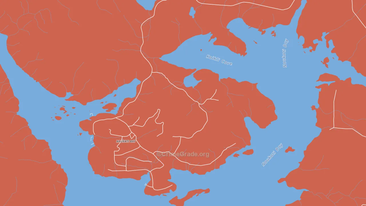 Naukati Bay, AK Map of Assault Rates