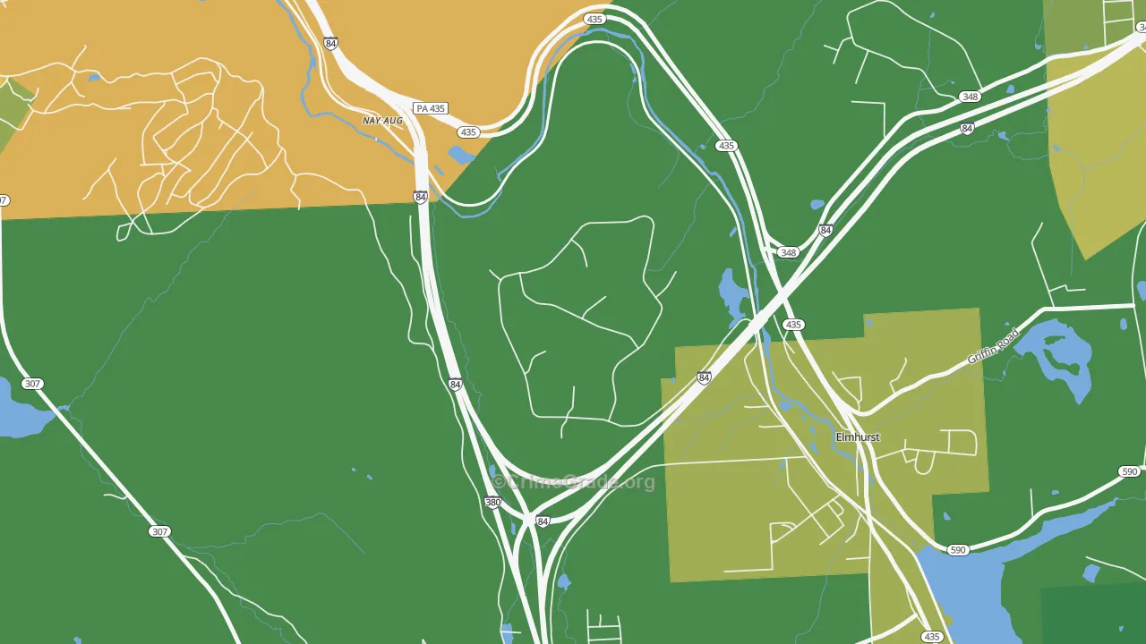 Nay Aug, PA Map of Assault Rates