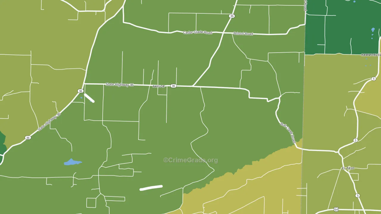 Naylor, AR Map of Assault Rates