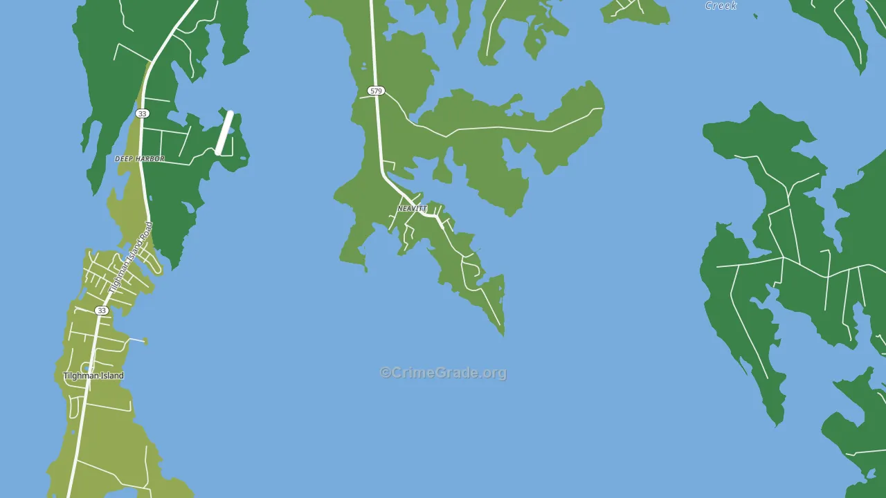 Neavitt, MD Map of Assault Rates