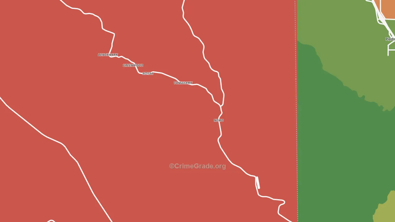 Nemo, SD Map of Assault Rates