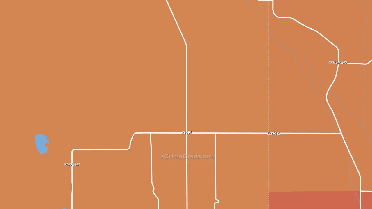 Neola, UT Map of Assault Rates