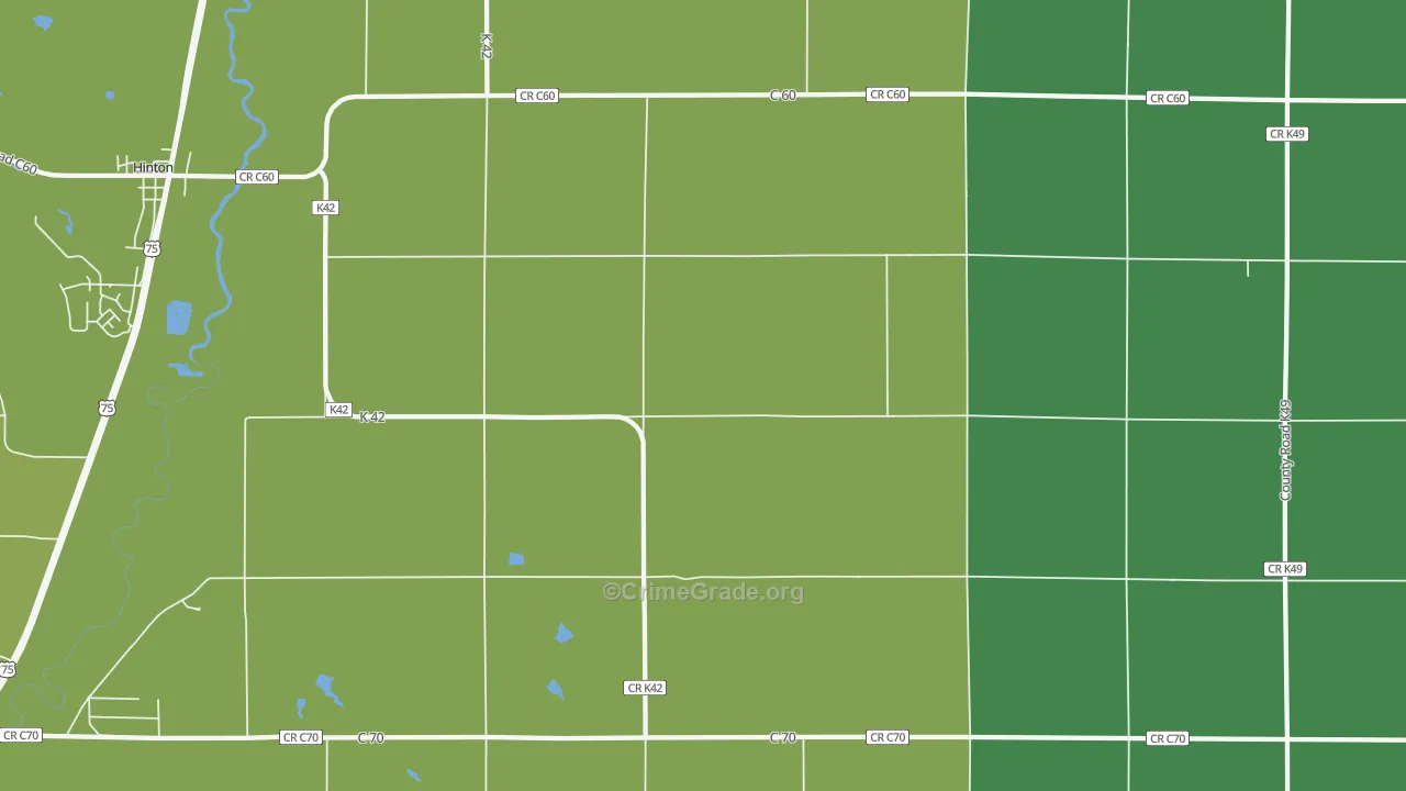Neptune, IA Map of Assault Rates