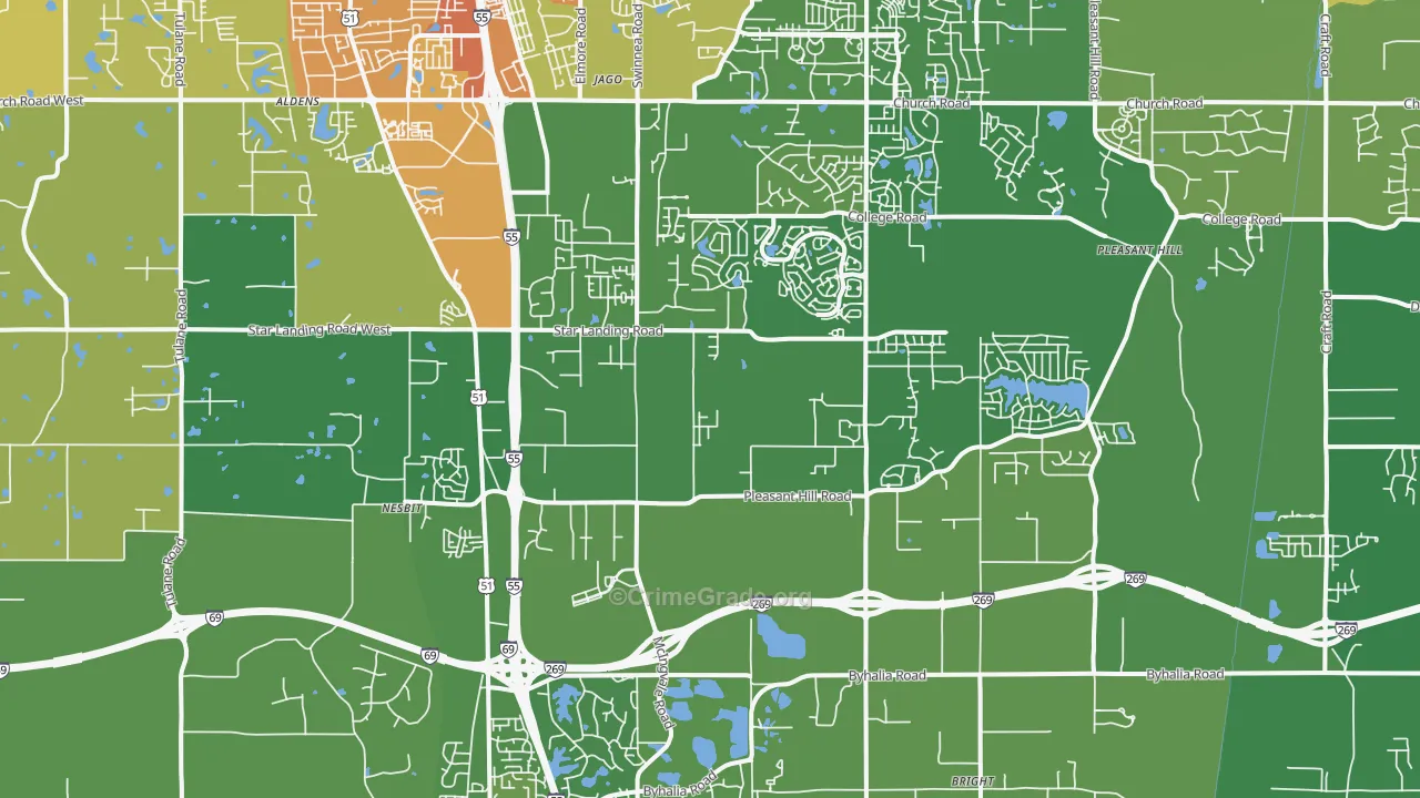 Nesbit, MS Map of Assault Rates