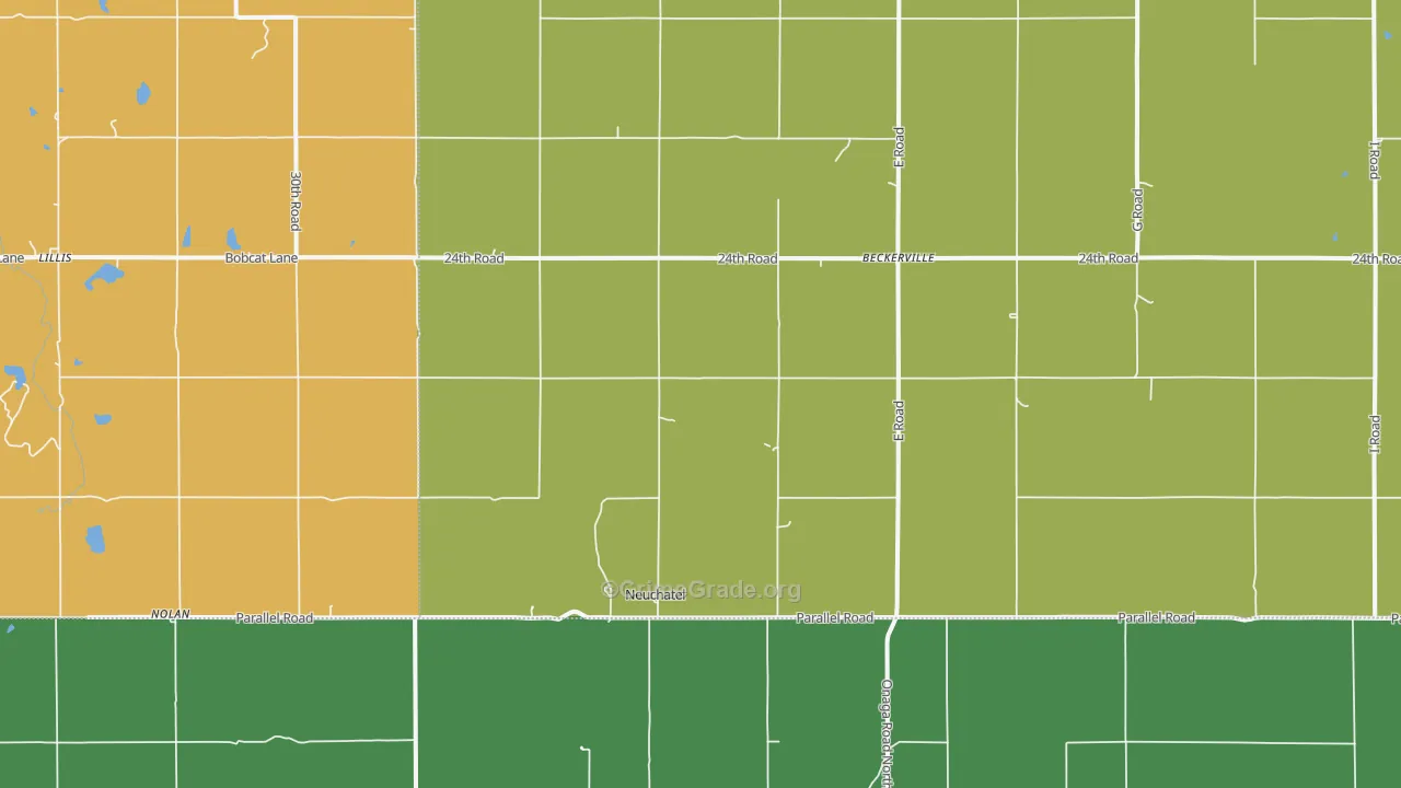 Neuchatel, KS Map of Assault Rates