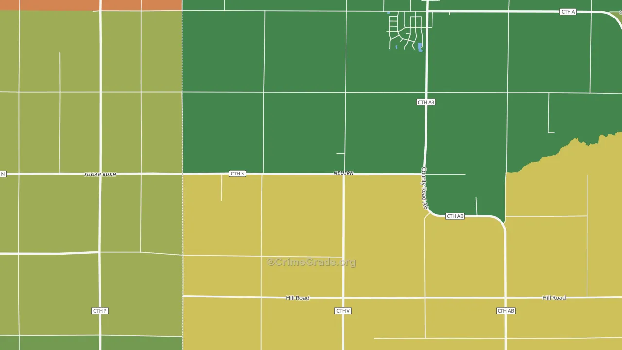 Neuern, WI Map of Assault Rates