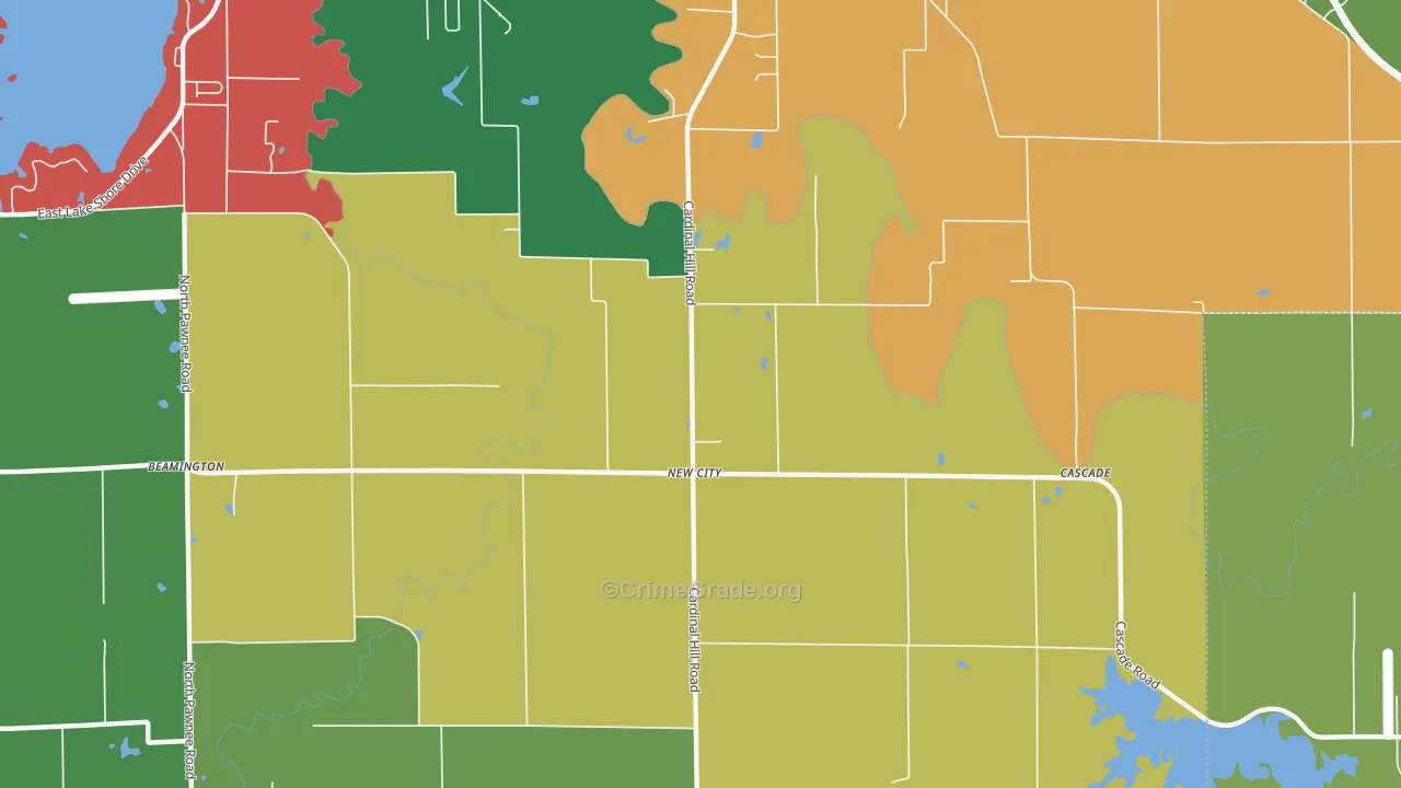 New City, IL Map of Assault Rates