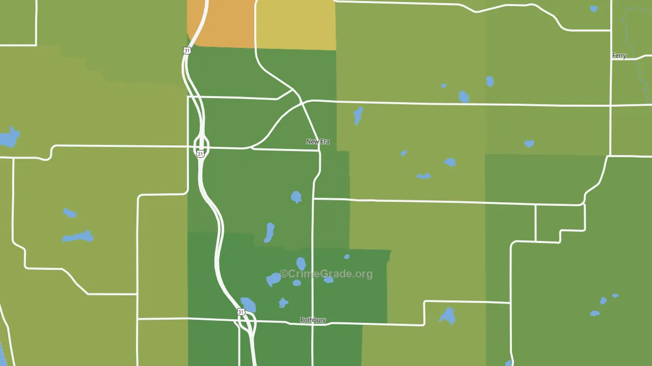 New Era, MI Map of Assault Rates