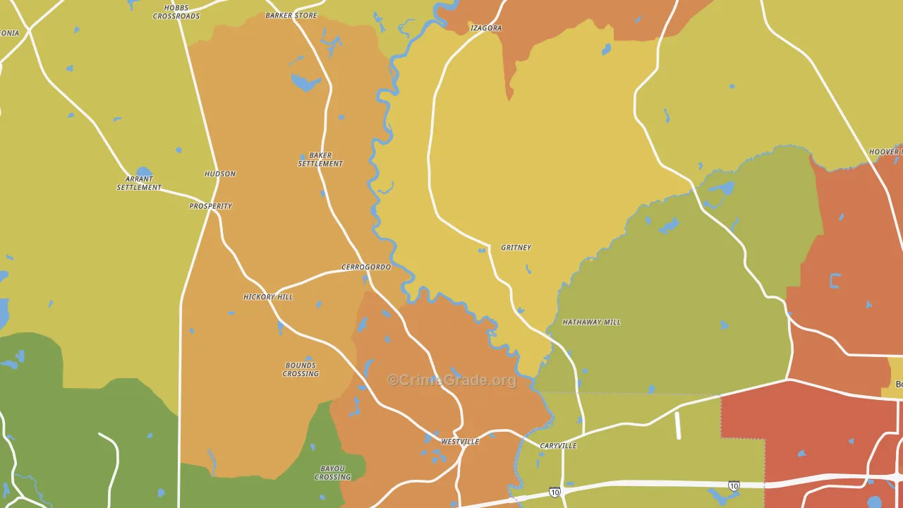 New Hope, FL Map of Assault Rates
