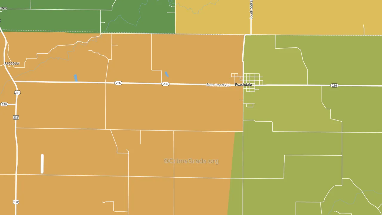 New Maysville, IN Map of Assault Rates