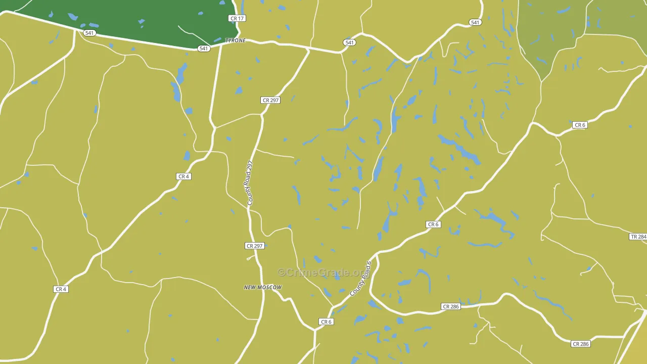 New Moscow, OH Map of Assault Rates