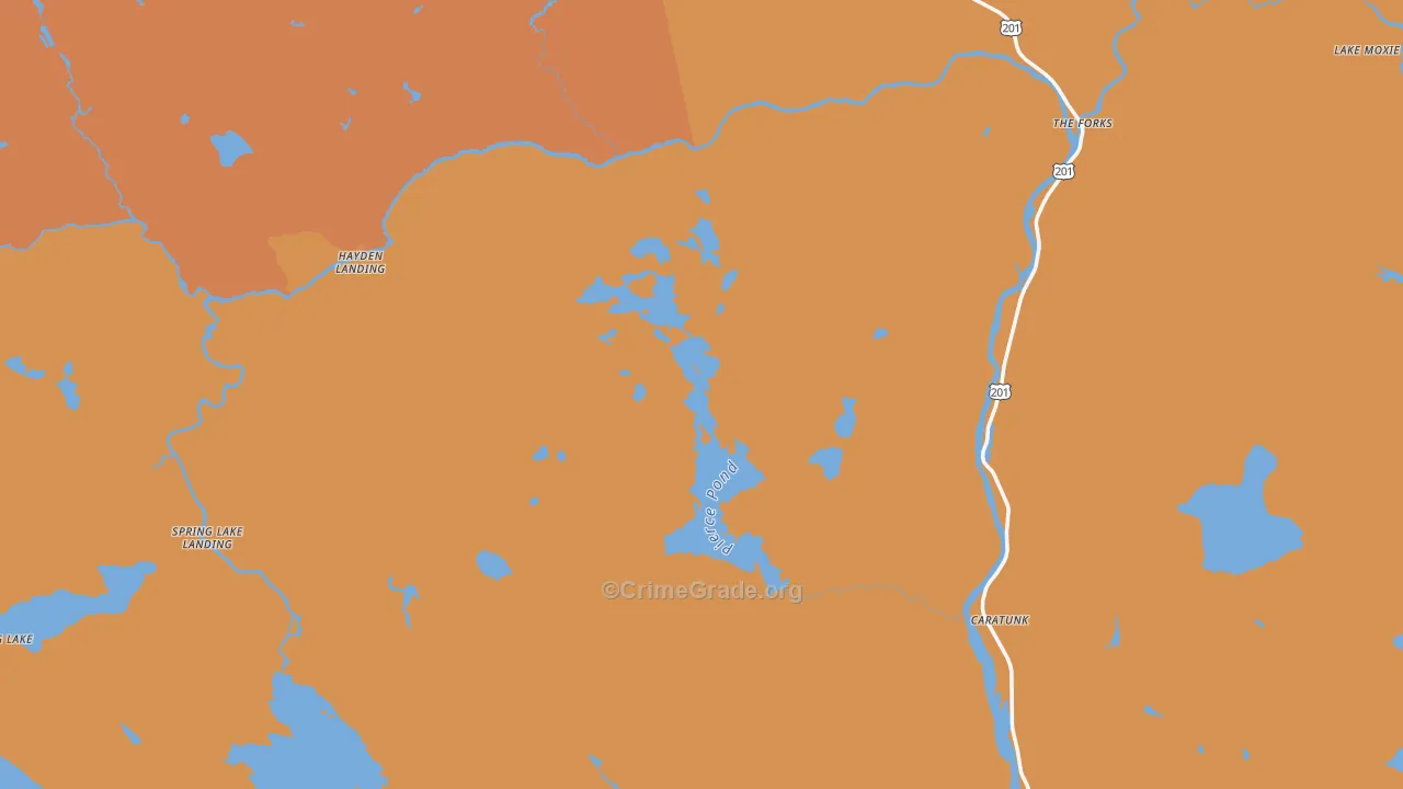 New Portland, ME Map of Assault Rates