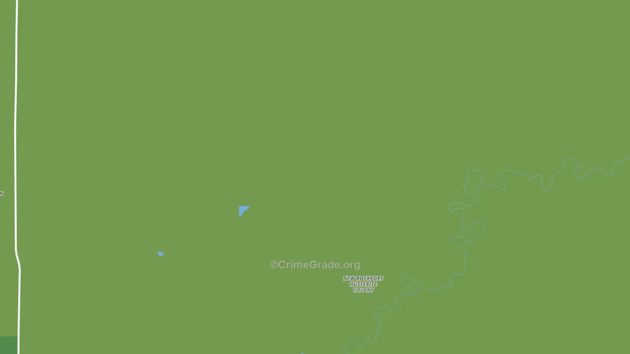 New Rockport Colony, MT Map of Assault Rates