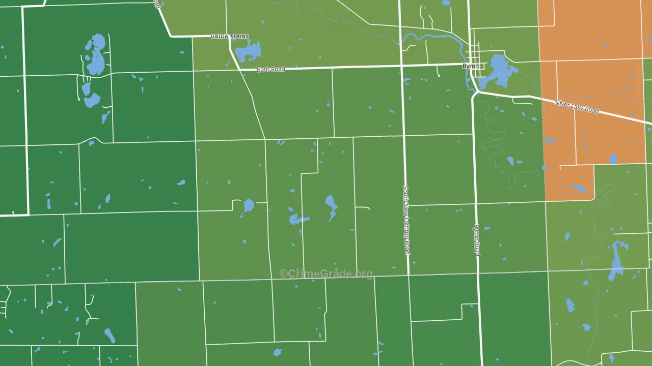 New Salem, MI Map of Assault Rates