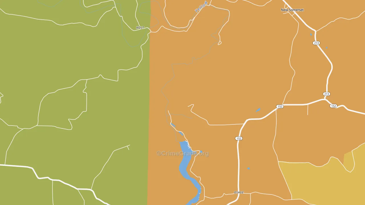 New Somerset, OH Map of Assault Rates