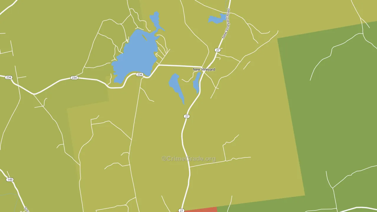 New Vineyard, ME Map of Assault Rates