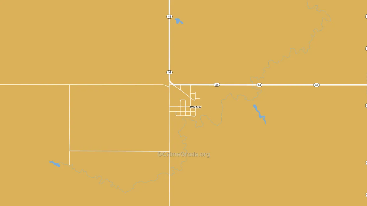 New Witten, SD Map of Assault Rates