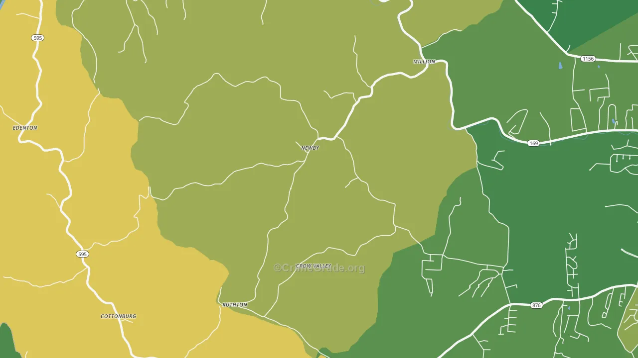 Newby, KY Map of Assault Rates