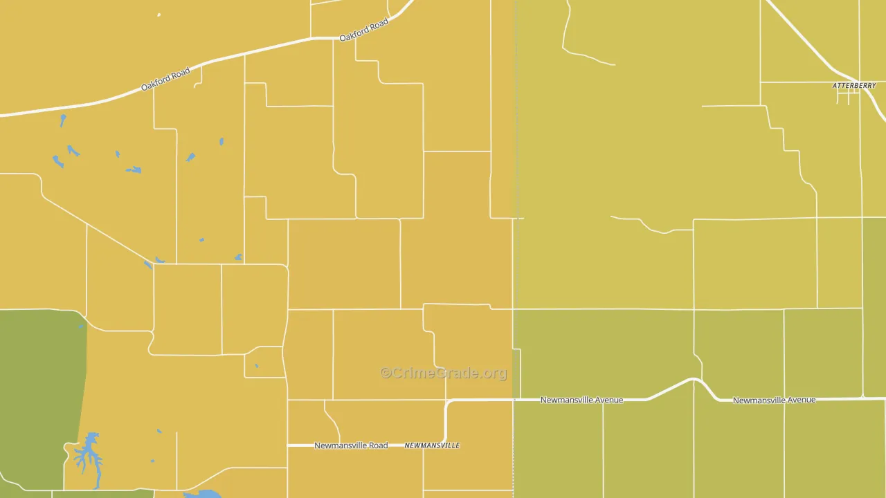 Newmansville, IL Map of Assault Rates