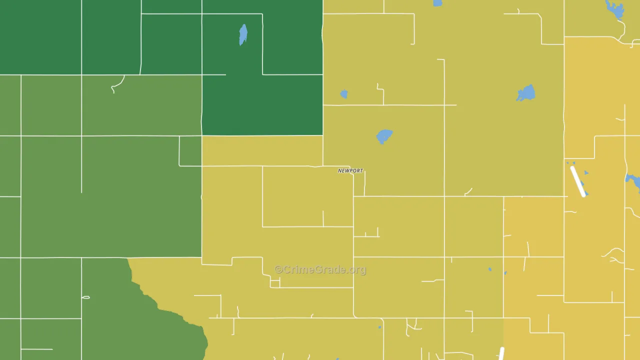 Newport, OK Map of Assault Rates