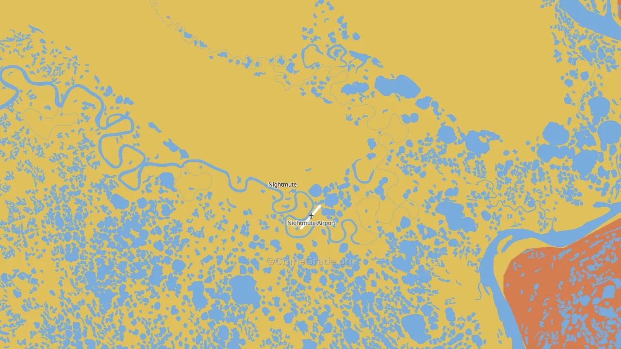 Nightmute, AK Map of Assault Rates