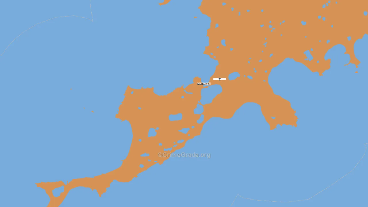 Nikolski, AK Map of Assault Rates