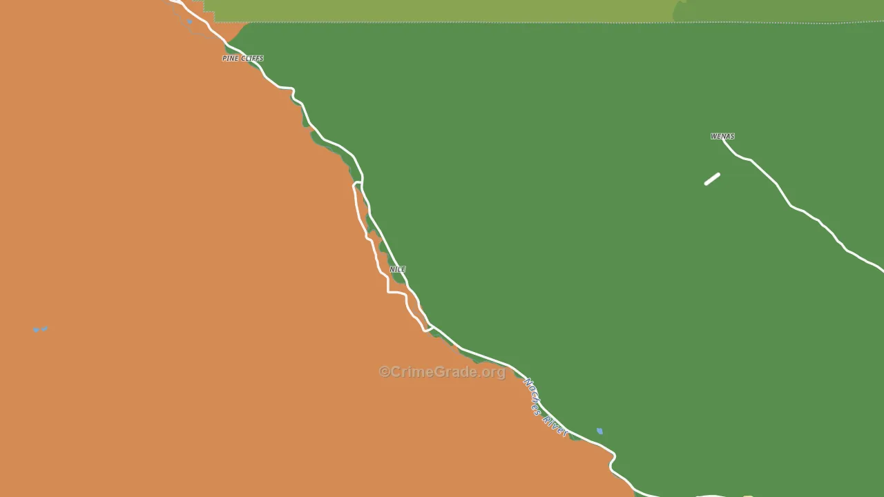 Nile, WA Map of Assault Rates