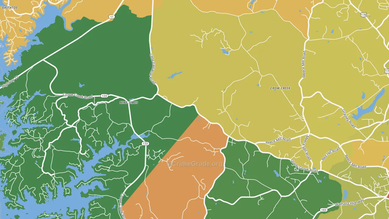 Nine Times, SC Map of Assault Rates