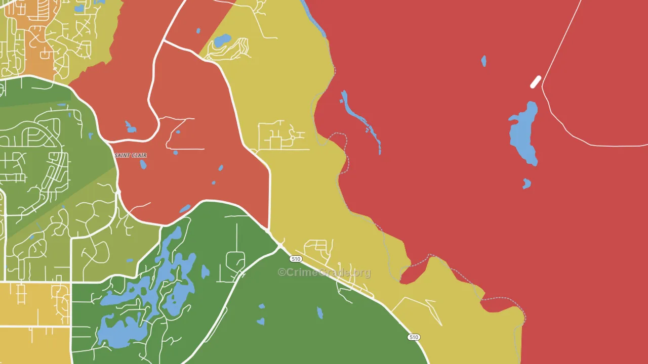 Nisqually Indian Community, WA Map of Assault Rates