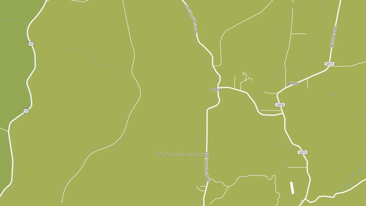 Nisson, WA Map of Assault Rates