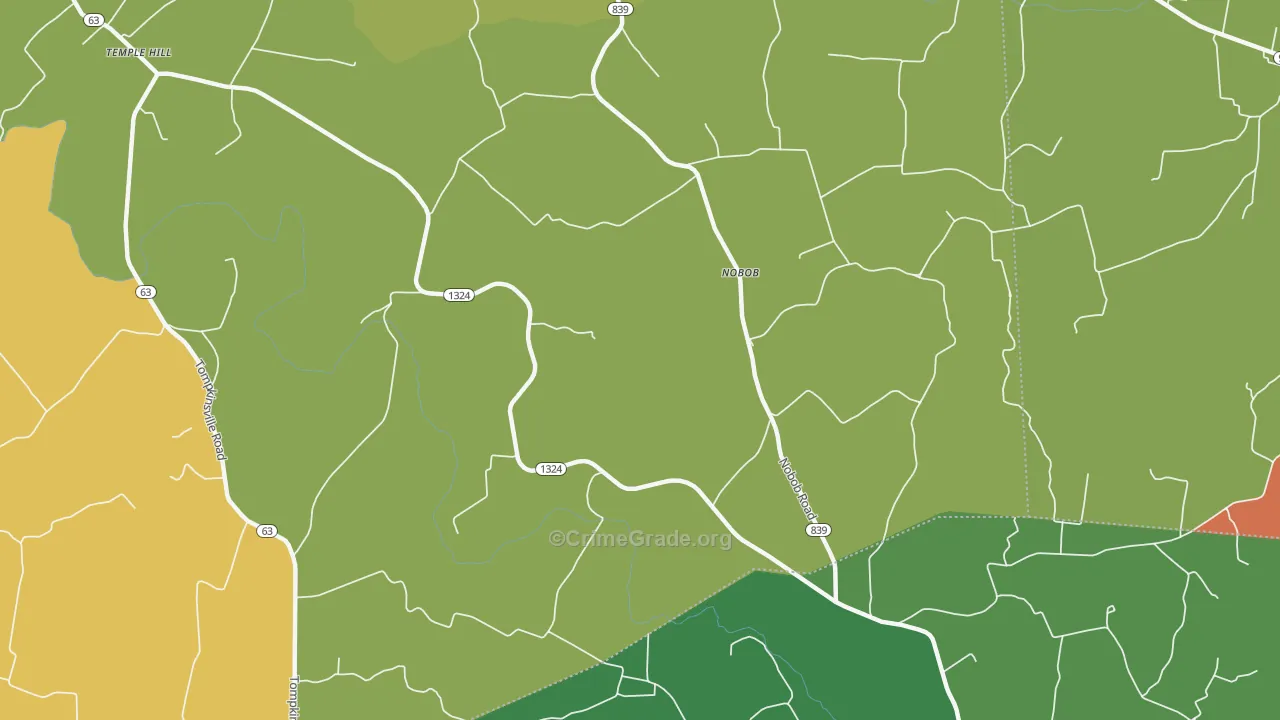Nobob, KY Map of Assault Rates