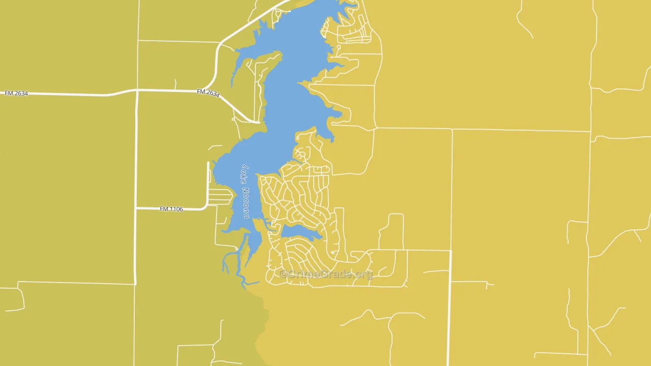 Nocona Hills, TX Map of Assault Rates