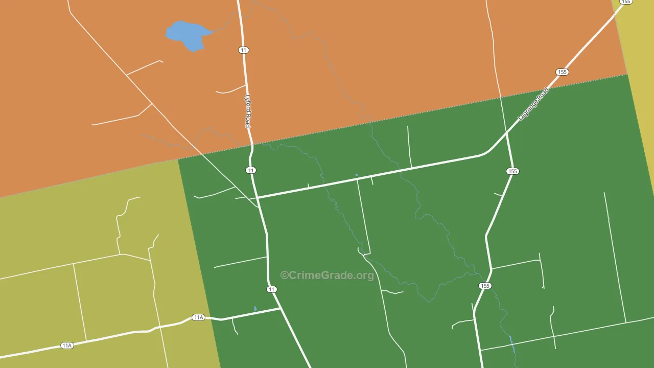 North Bradford, ME Map of Assault Rates