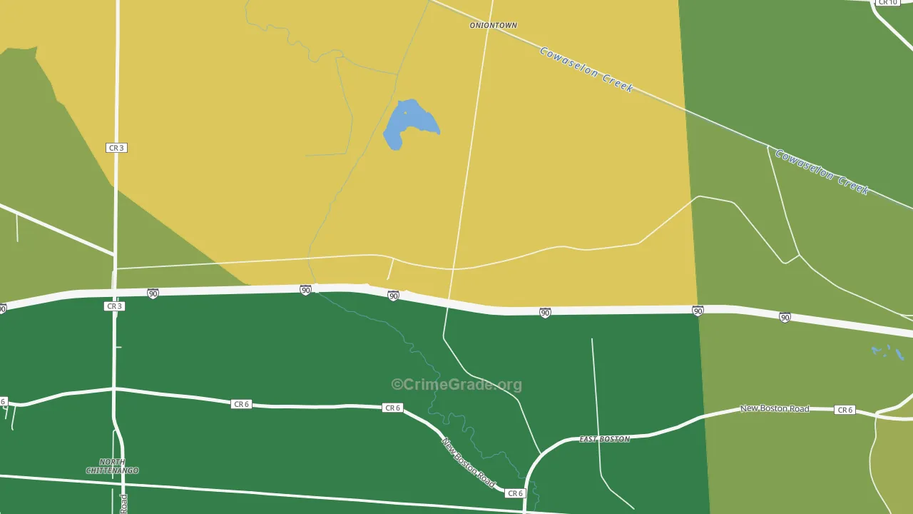 North Chittenango, NY Map of Assault Rates