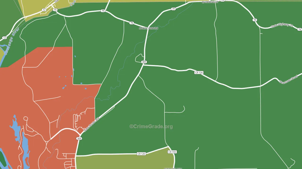 North Fenton, NY Map of Assault Rates