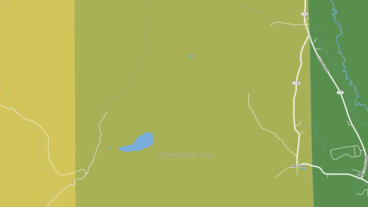 North Fryeburg, NH Map of Assault Rates